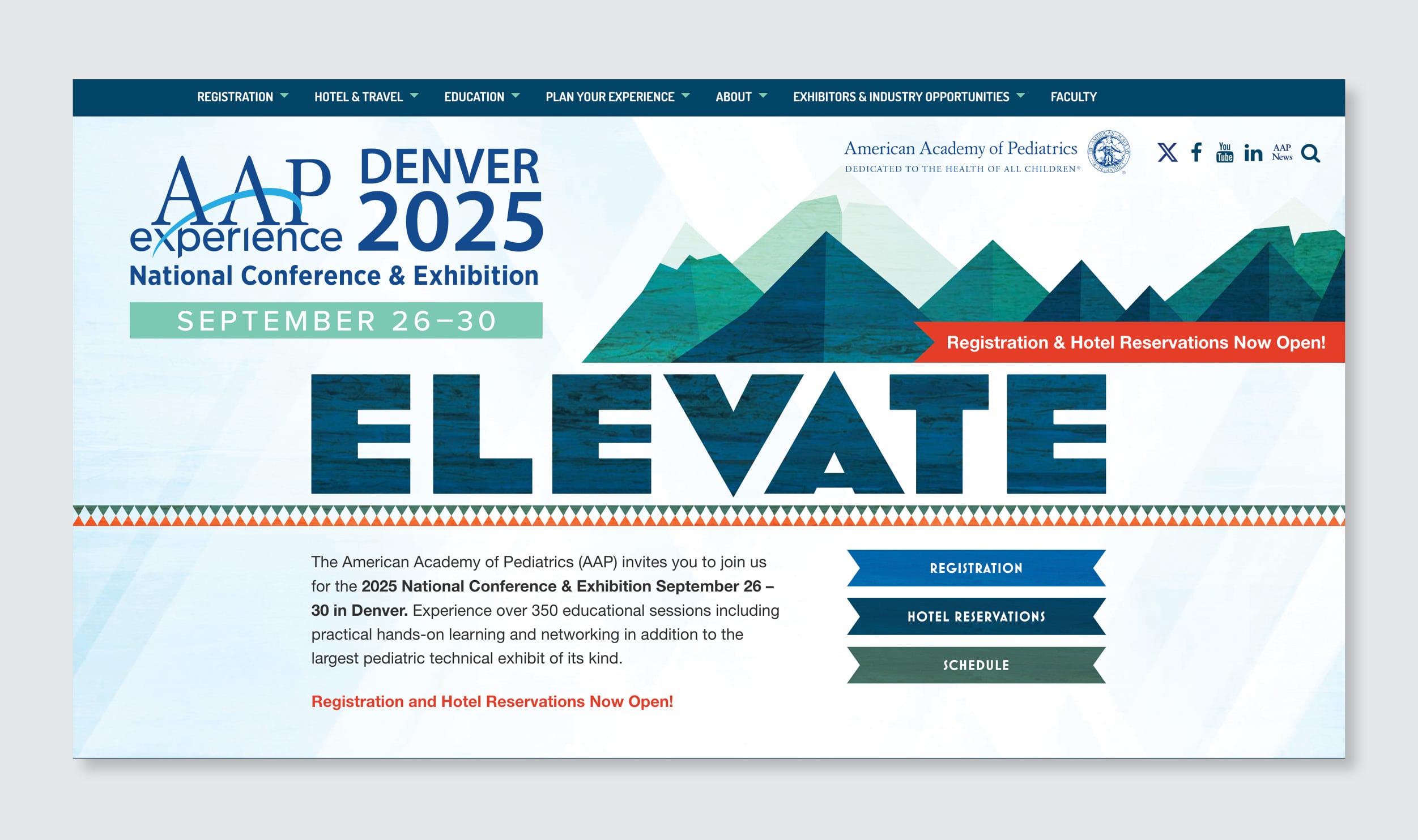 AAP National Conference & Exhibition 2025 Website - LTD Creative
