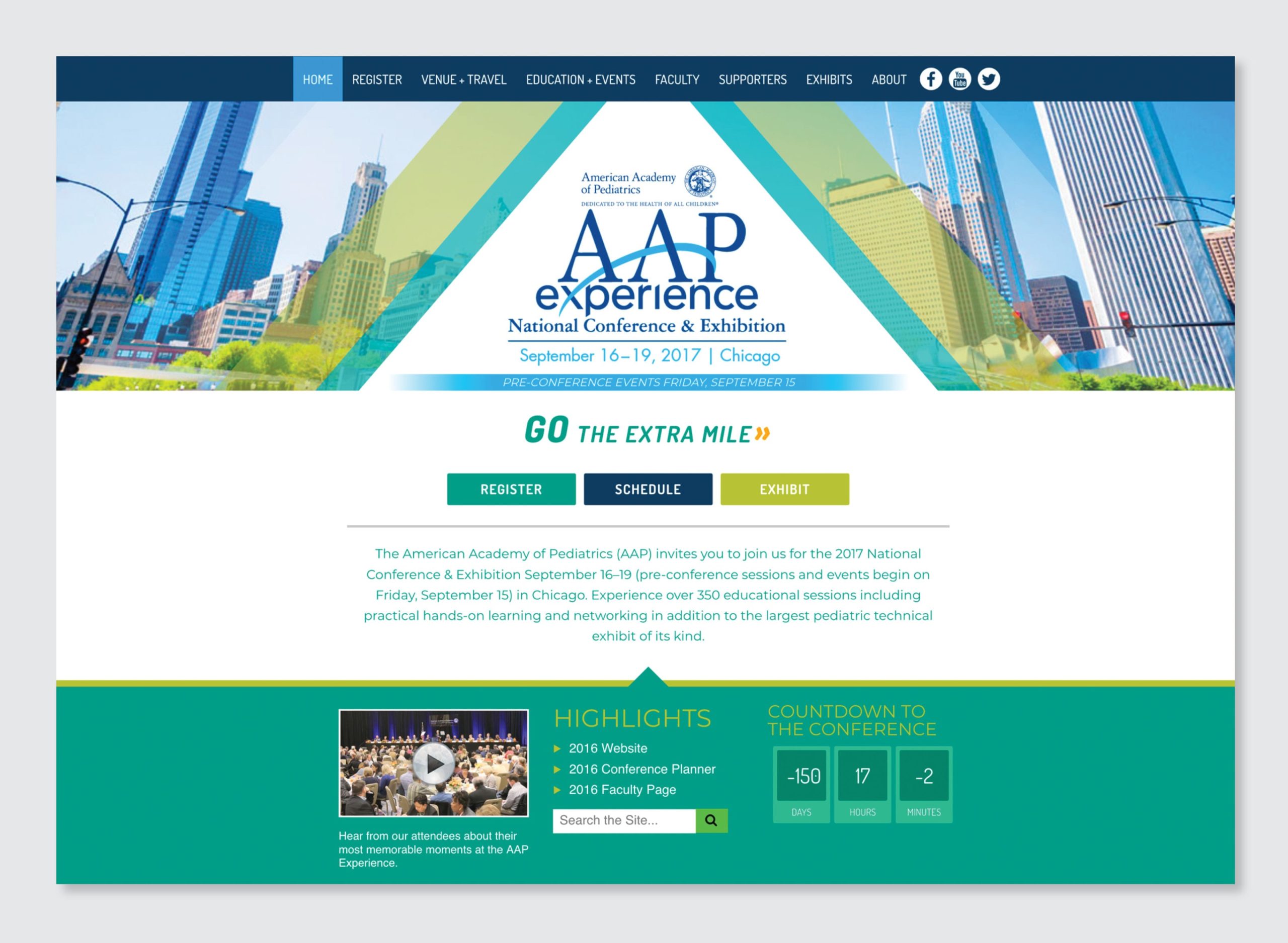 AAP National Conference & Exhibition 2017 Website LTD Creative