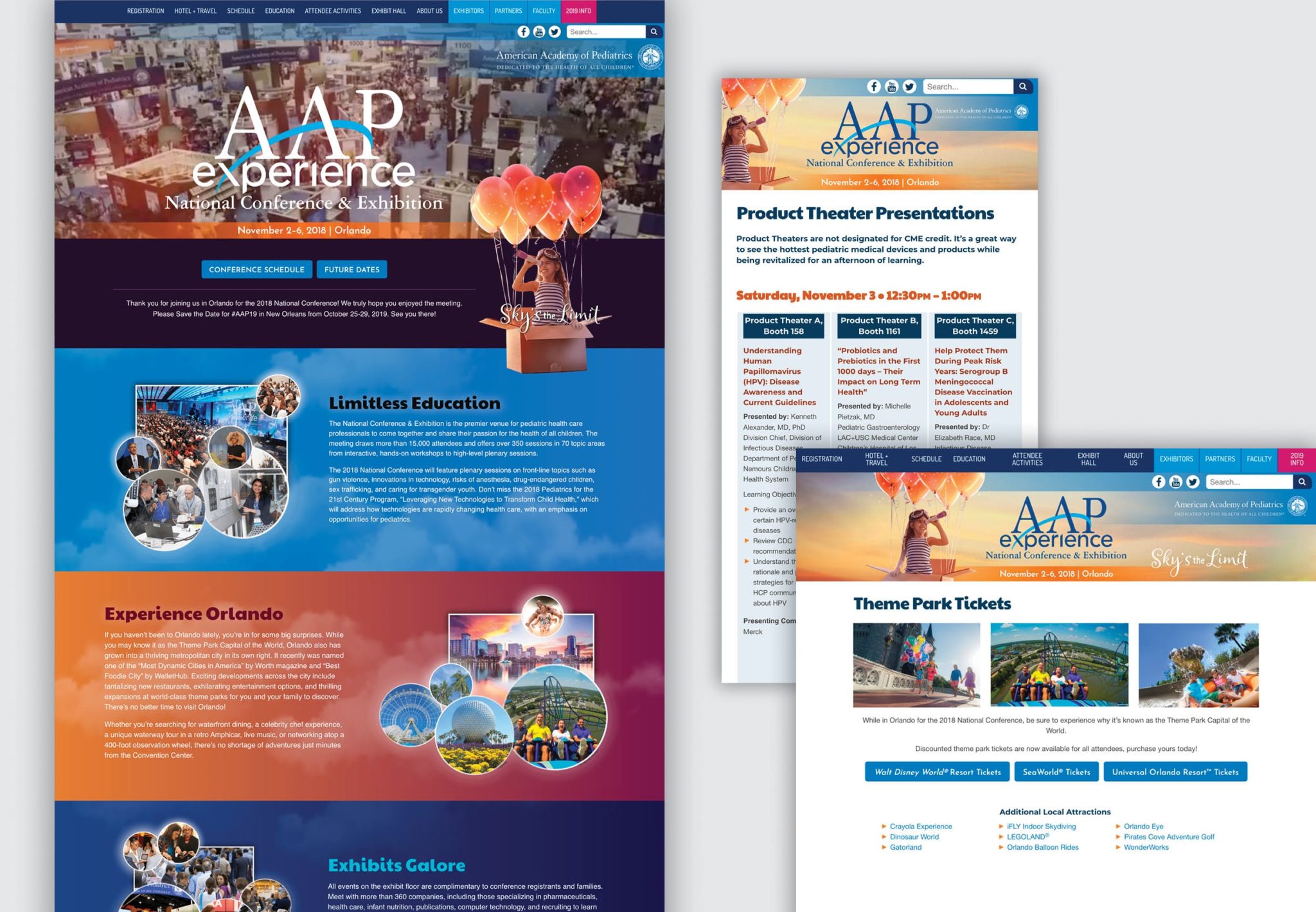 AAP National Conference & Exhibition 2018 Website LTD Creative