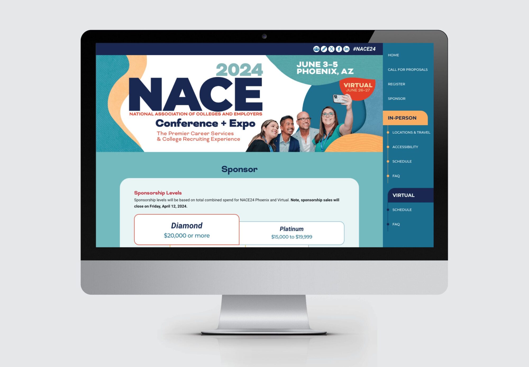 NACE Conference 2024 Website LTD Creative